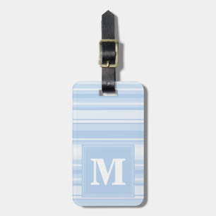 Monogramm Babystreifen Gepäckanhänger
