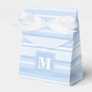 Monogramm Babystreifen Geschenkschachtel