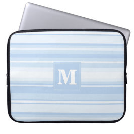 Monogramm Babystreifen Laptopschutzhülle