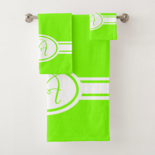 Monogramm Badhandtuch Set