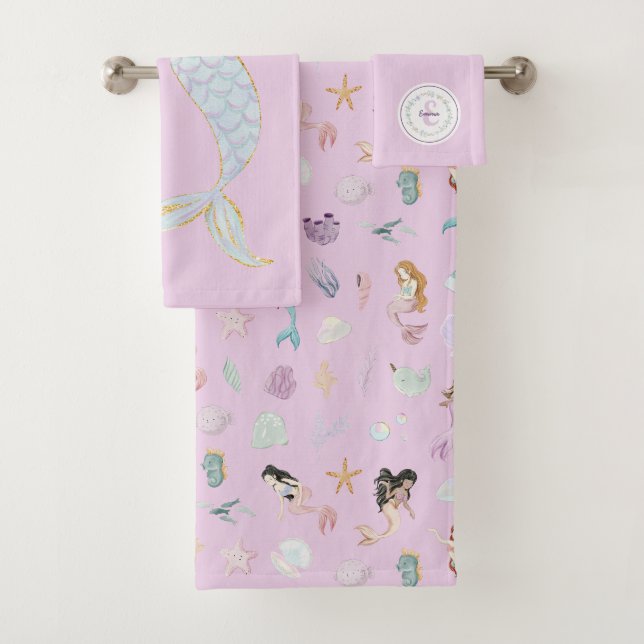 Monogramm Badhandtuch Set (Insitu)