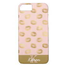 Monogramm-Bezeichnung für Rosa- und Goldlips