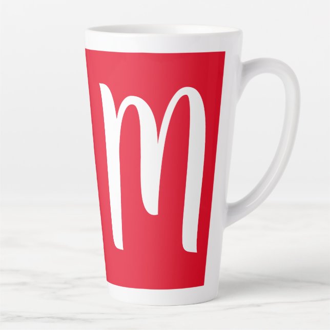MONOGRAMM BIG LATTE TASSE FÜR CHRISTMAS (Rechts)