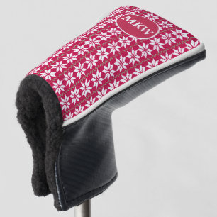 Monogramm Blade Putter individuelle Kopfbedeckung Golf Headcover