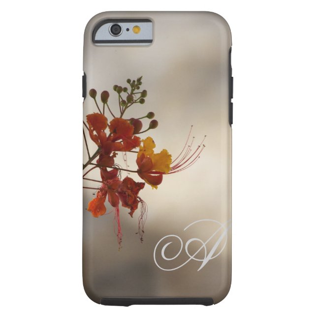 Monogramm-BlumenFoto iPhone 6 Fall Case-Mate iPhone Hülle (Rückseite)
