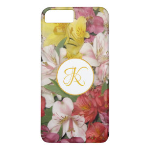 Monogramm-Blumenstrauß-Entwurf iPhone Fall Case-Mate iPhone Hülle