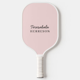Monogramm Blush Pink | Femininer minimalistischer Pickleball Schläger