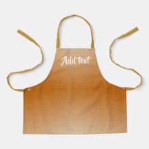 Monogramm braunes Leder texturiert