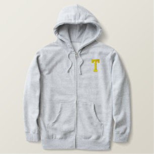MONOGRAMM BRIEF T EMBROIDERIERT HOODIE BESTICKTER HOODIE