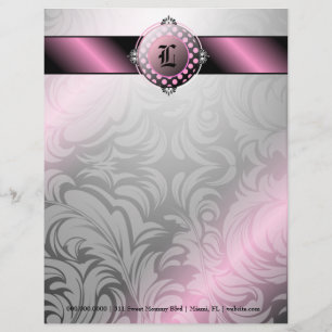 Monogramm-Briefkopf der Melasse-311-Luscious Briefbogen