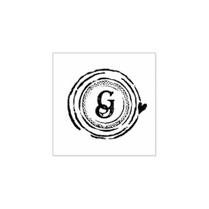 Monogramm-Briefmarke für den Boarding-Pass, Passpo Gummistempel