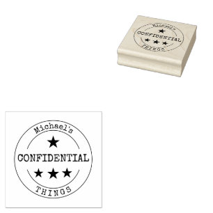 Monogramm-Briefmarke Gummistempel