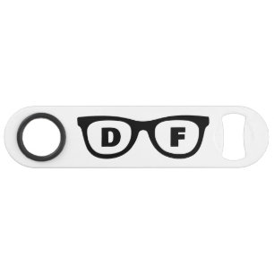 Monogramm-Brillen benutzerdefinierter Flaschenöffn Speed Flaschenöffner