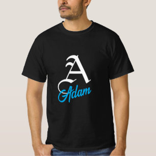 Monogramm Buchstabe A Benutzerdefinierter Name Sch T-Shirt