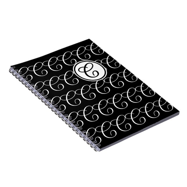Monogramm Buchstabe C Notizblock (Rechte Seite)