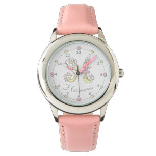 Monogramm Buchstabe H Blume individuelle Name Harm Armbanduhr