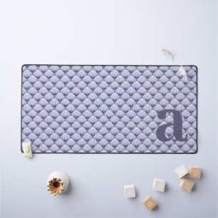 Monogramm Buchstabe Initiale Heather Vintage flora Schreibtischunterlage