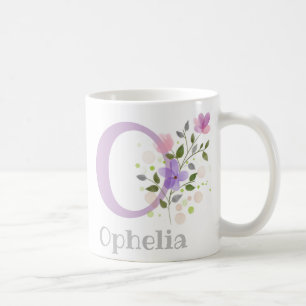 Monogramm Buchstabe O & Vorname Kaffeetasse