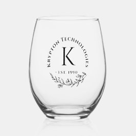 Monogramm Bulk-Geschenke für Unternehmenskunden st Weinglas Ohne Stiel