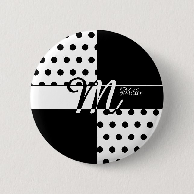 Monogramm Button (Vorderseite)