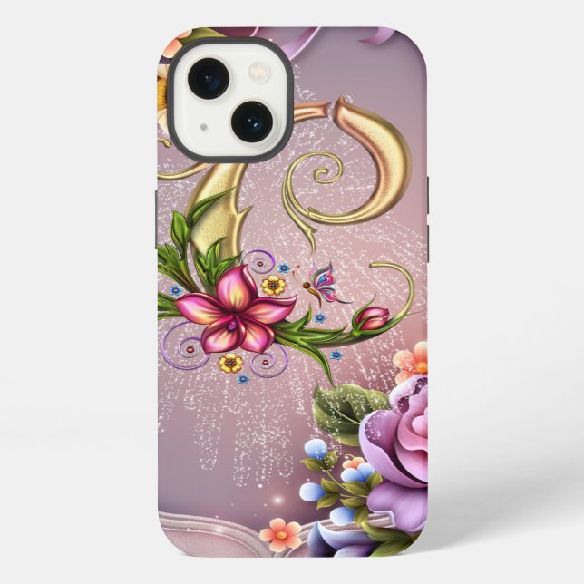 Monogramm C iPad Air Hülle iPhone Hülle (Rückseite)