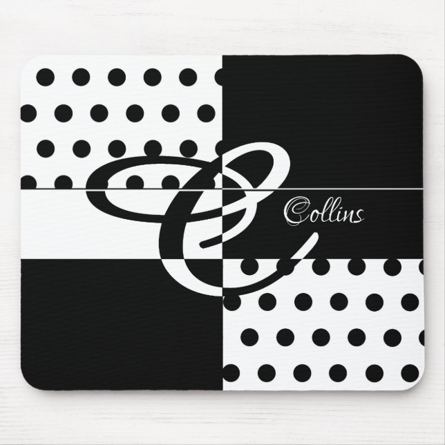 Monogramm C Mousepad (Vorne)