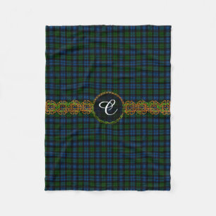 Monogramm-Campbell-MilitärTartan Fleecedecke