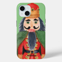 Monogramm Cartoon Muskatnussknacken Grüne Case-Mate iPhone Hülle