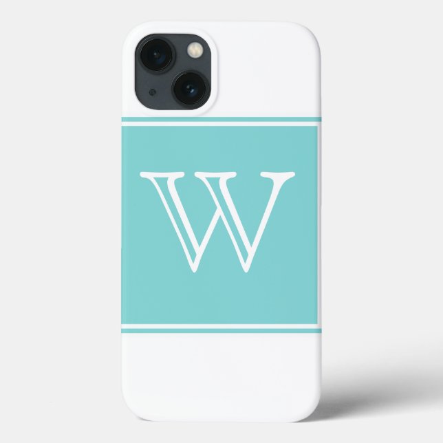 Monogramm Case-Mate iPhone Hülle (Rückseite)