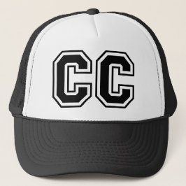 Monogramm "CC" Truckerkappe