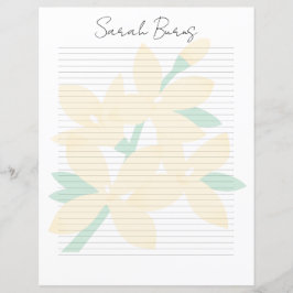 Monogramm Chic Schriftname Schreibwarenpapier