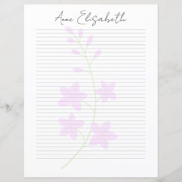 Monogramm Chic-Schriftzug Name Schreibwarenpapier