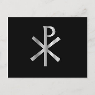 Monogramm Christ - Chi rho Postkarte