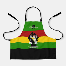 Monogramm Christlich | SCHWARZE LEBENSMITTEL Schürze