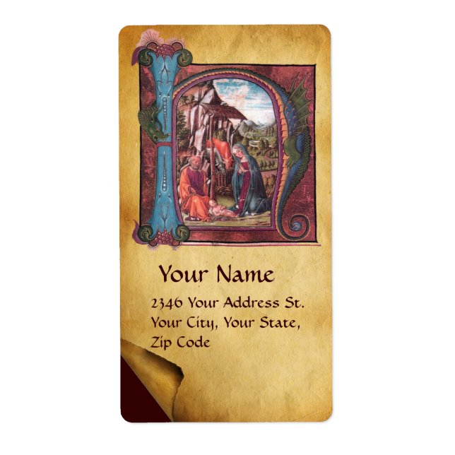 MONOGRAMM-CHRISTMAS-PARCHMENT (Vorne)