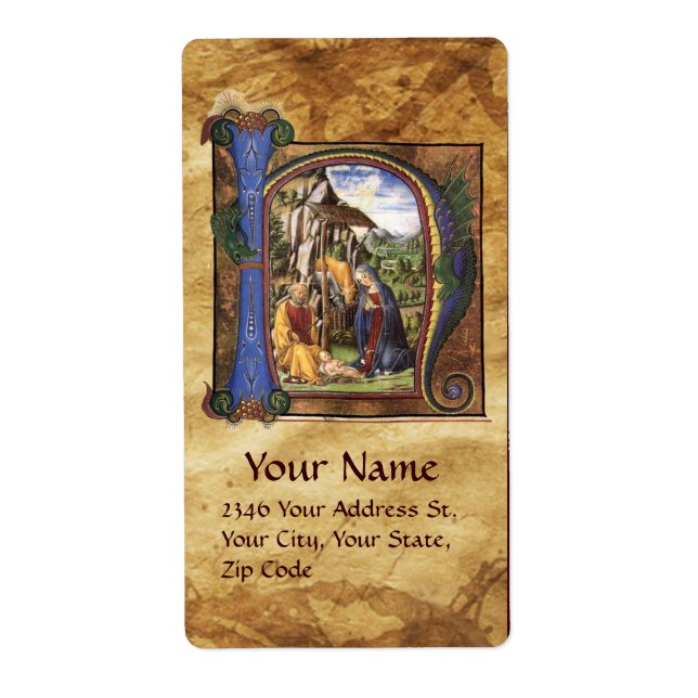 MONOGRAMM-CHRISTMAS-PARCHMENT (Vorne)