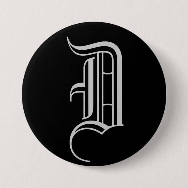 MONOGRAMM "D " BUTTON (Vorderseite)