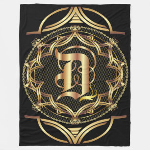Monogramm D FERTIGEN zur Fleecedecke