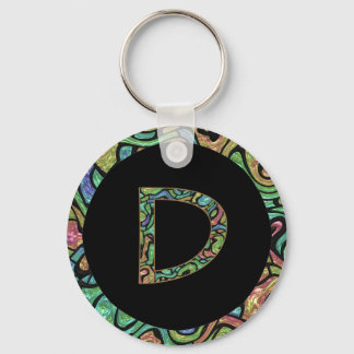 Monogramm D Schlüsselanhänger