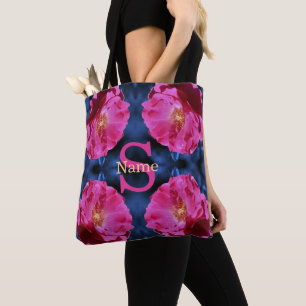 Monogramm Deinen Anfangsbuchstaben Namen Rosenkuns Tasche