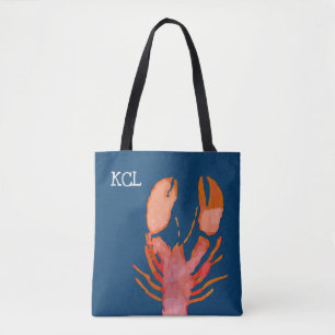 Monogramm der Aquakultur Tasche