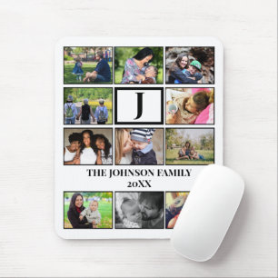 Monogramm der benutzerdefinierten Familie 11 - Fot Mousepad