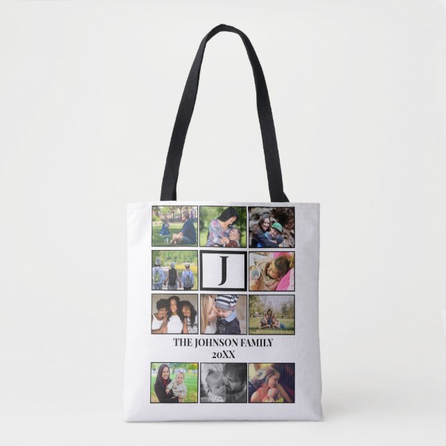 Monogramm der benutzerdefinierten Familie 11 - Fot Tasche (Vorderseite)