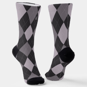 Monogramm der grauen Raute Socken