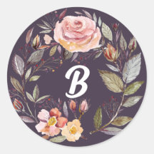 Monogramm der Herbst-Blume