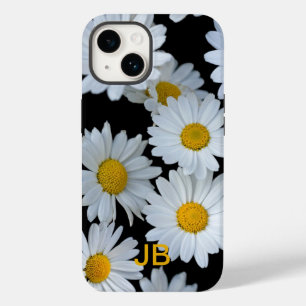 Monogramm der niedlichen weißen Daisy-Blume Case-Mate iPhone 14 Hülle