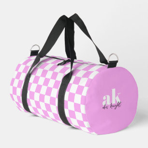 Monogramm der Retro-Signatur geprüft Duffle Bag