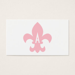 Monogramm der rosa und der weißen Lilie