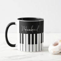 Monogramm der Tastatur für Schwarz und Weiß