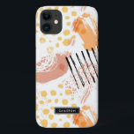 Monogramm des Abstrakten Musters Yello und Orange Case-Mate iPhone Hülle<br><div class="desc">Abstraktes iPhone Gehäuse mit schwarzen,  gelben und orangefarbenen Mix-Mustern. Personalisieren Sie diese durch Hinzufügen von Namen oder Monogramm. Dieses moderne Handy wird als personalisiertes Geschenk perfekt sein.</div>